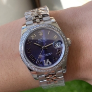 ROLEX M278384RBR デイトジャスト 31mm パープルローマ 超人気レディース