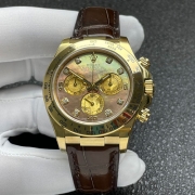 ROLEX 116518NG CLEAN製 ブラック レザー 4130搭載