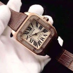 CARTIER サントス100 MM メンズ腕時計 人気モデル