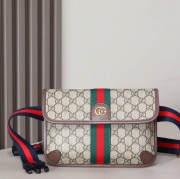 GUCCI オフィディア GGスプリーム ウエストバッグ メンズ 23.9×17×3.6cm