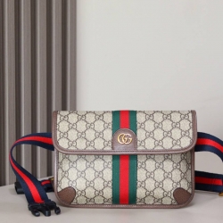 GUCCI オフィディア GGスプリーム ウエストバッグ メンズ 23.9×17×3.6cm
