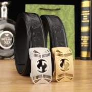 グッチ メンズ ベルト 自動バックル 35mm