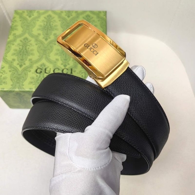 グッチ メンズ ベルト 自動バックル 35mm