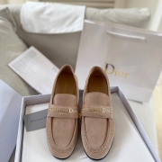【DIOR】25WFレターローファーレザーローファーレディース