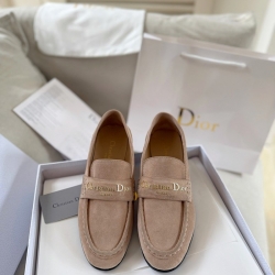 【DIOR】25WFレターローファーレザーローファーレディース