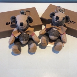 バーバリー スタイル テディベア キーリング チャーム