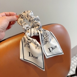 ディオール スタイル ヘアゴム リボン