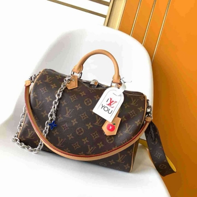 LV ショルダーバッグ ハンドバッグ スピーディ 30×21×17cm