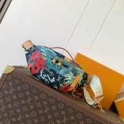 LOUIS VUITTON ラッシュ ウエストバッグ モノグラムクラギー メンズ 30×15×8cm