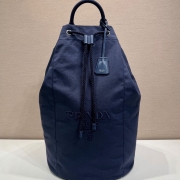 PRADA トラベルバッグ リネンブレンド メンズ 34×55×34cm
