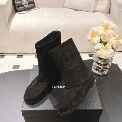 【CHANEL】25Cブーツレディース