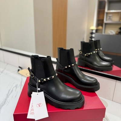 【VALENTINO】VLOGOブーツレディース