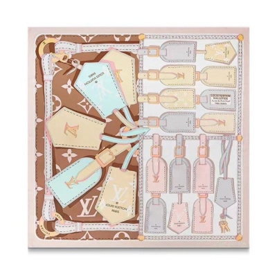 ルイ ヴィトン オリジナルシルクスカーフ 90X90cm