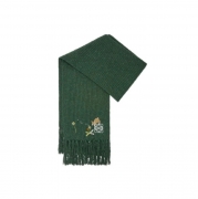 ロエベ Sunafujitaコラボ。刺繍スカーフ 30x200cm