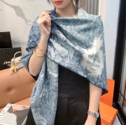 エルメス カシミヤ新作。パレルモ植物園 140cmx140cm