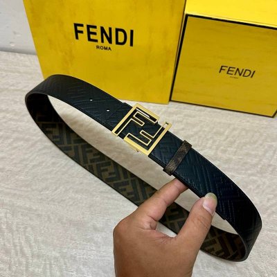 フェンディ メンズ ベルト 両面用 4.0cm