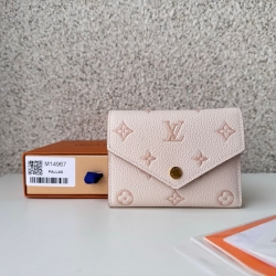LOUIS VUITTON ヴィクトリーヌ ウォレット モノグラム キャンバス レディース 12×9.5×2.5cm