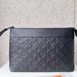 LOUIS VUITTON ポシェット ボヤージュ スープル モノグラム シャドウ メンズ 32×21×8cm
