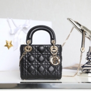 ディオール ハンドバッグ レディディオール 17×15×7cm