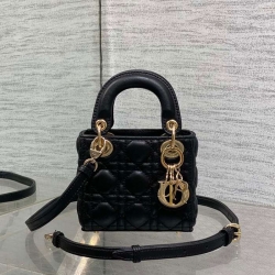 ディオール ハンドバッグ レディディオール 12×10×5cm