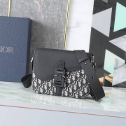DIOR サドル メッセンジャーバッグ オブリーク メンズ 23×18×6cm
