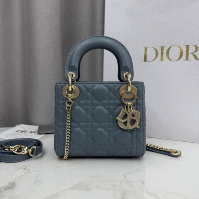 ディオール ハンドバッグ レディディオール 17×15×7cm