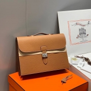 HERMES サックアデペッシュ ブリーフケース メンズ 39×28×9cm