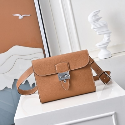 HERMES サックアデペッシュ 21 カラーブロック トートバッグ ユニセックス 21×17×4cm