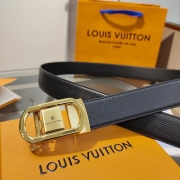 LV メンズ ベルト 自動バックル 35mm