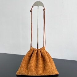 BV トートバッグ レザー ショルダーバッグ 抽繩 ダストバッグ 32×23×cm