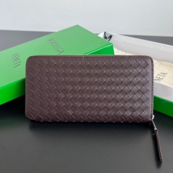 BOTTEGA VENETA イントレチャート ロングウォレット メンズ 19×10×2cm