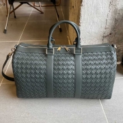 BOTTEGA VENETA イントレチャート トラベルバッグ メンズ 50×27×24cm