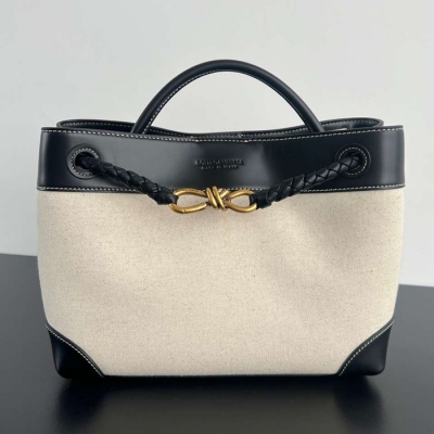 BV ショルダーバッグ レザー ハンドバッグ アンディアーモ 32.5×24×12cm