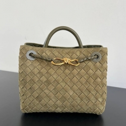 BV ショルダーバッグ スエード ハンドバッグ アンディアーモ 25×22×10.5cm