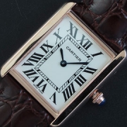 CARTIER タンクアングレーズ クォーツ搭載 ホワイト ピンクゴールド 安心注文