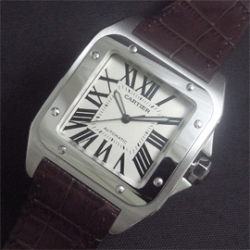 CARTIER サントス100 Swiss 2824-2搭載