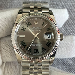 ROLEX M126234 デイトジャスト 36mm グレー/グリーン ローマ 3235 Noob