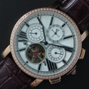 CARTIER ロトンド ドゥ Asian 21600振動 自動巻き デイト ピンクゴールド クオリティ安心