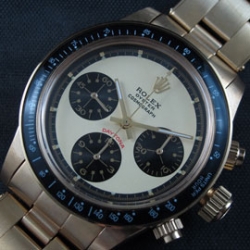 ROLEX デイトナ 白文字盤 ブラックインダイヤル 優等