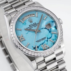 ROLEX M128349RBR デイデイト 36mm ターコイズ 希少