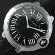 CARTIER バロンブルー 46mm クォーツ搭載 メンズ腕時計