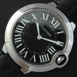 CARTIER バロンブルー 46mm クォーツ搭載 メンズ腕時計
