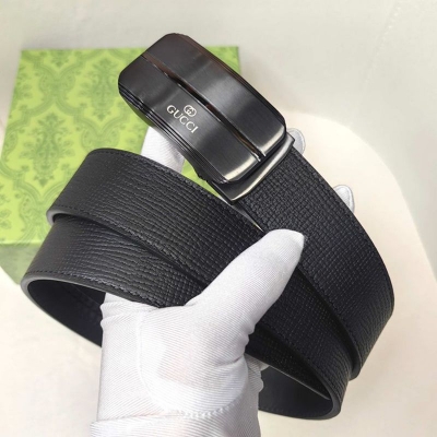 グッチ メンズ ベルト 自動バックル 35mm