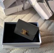 CELINE トリオンフ カードケース カーフレザー レディース 10.5×7×1cm