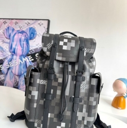 ルイ・ヴィトン スタイル クリストファー ミディアム リュック ダモフラージュ サイズ：44×38×12.5cm