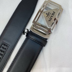 プラダ メンズ ベルト 自動バックル 35mm