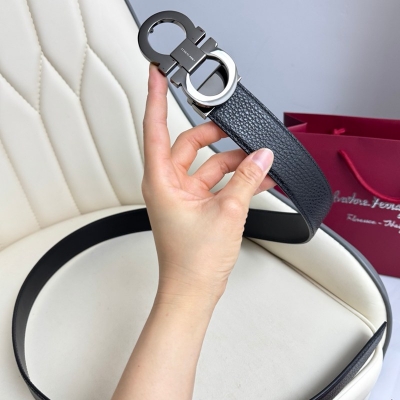 フェラガモ メンズ ベルト 両面用 3.5cm