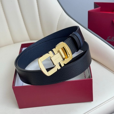 フェラガモ メンズ ベルト 両面用 3.5cm