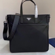 PRADA トートバッグ リサイクルナイロン サフィアーノ メンズ 35×34×10cm