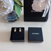 シャネル スタイル ピアス シェル パール